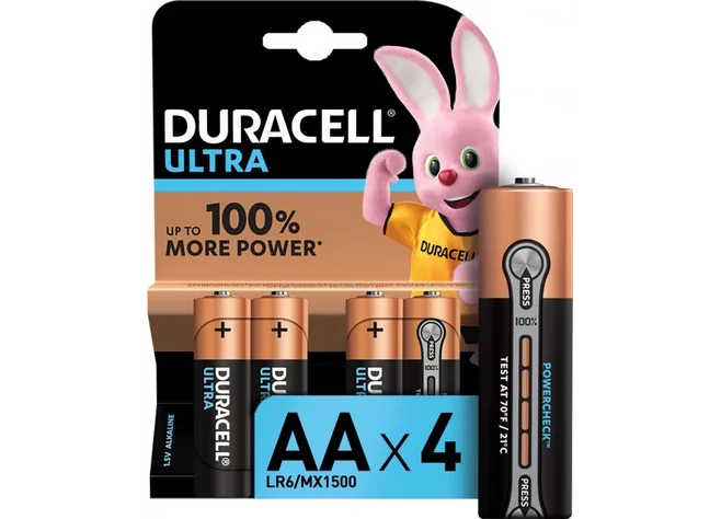 Батарейки Duracell AA (LR06) MN1500 ULTRA Фото 1
